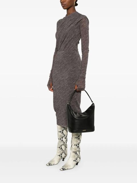 SANDRO Tangoso bucket bag - Black