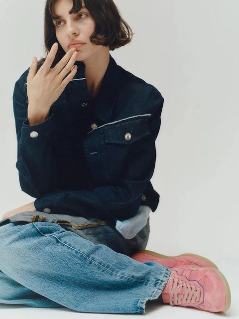 Alohas sneakersy zamszowe Tb.490 kolor różowy S100471.09