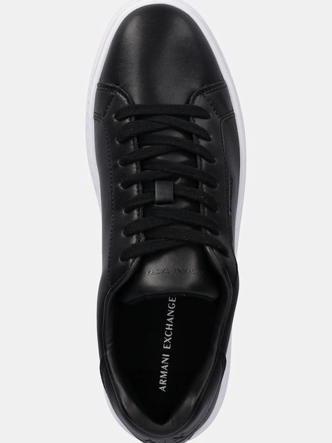 Armani Exchange sneakersy skórzane damskie kolor czarny XW000295 AF11912 UC001 - zdjęcie produktu nr 2
