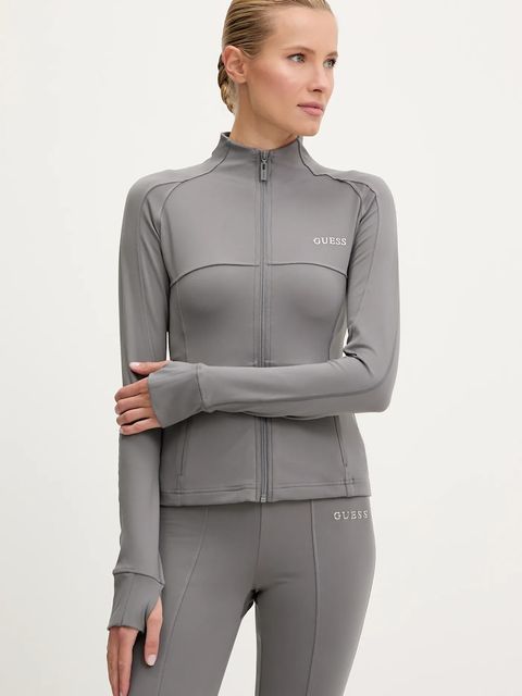 Guess bluza MARGOT damska kolor szary gładka V5RP17 KCD02 - zdjęcie produktu nr 1