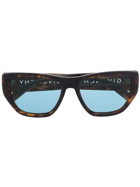 Givenchy Eyewear tortoiseshell-effect cat-eye sunglasses - Brown
