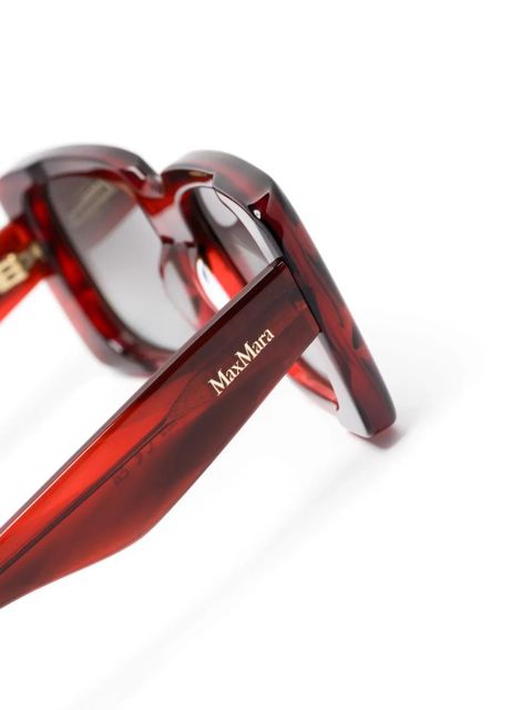 Max Mara Eyewear GLIMPSE3 square-frame sunglasses - Red - zdjęcie produktu nr 2