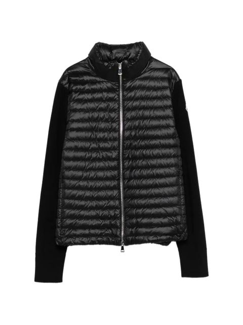 Moncler zip-up quilted jacket - Black - zdjęcie produktu nr 1