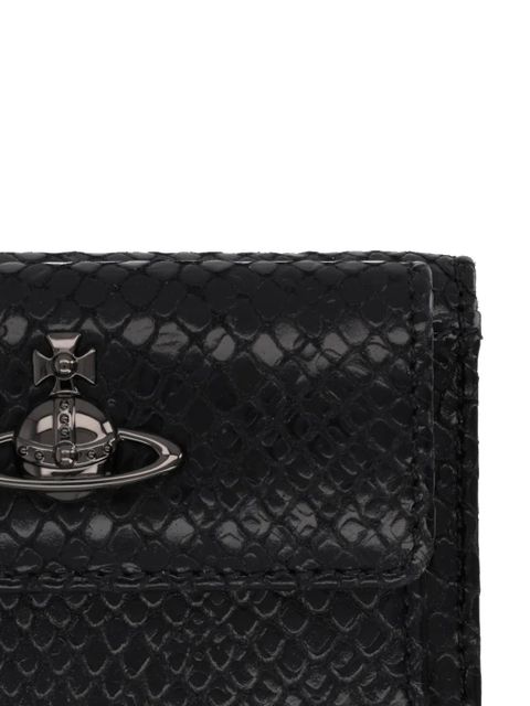 Vivienne Westwood orb textured leather wallet - Black - zdjęcie produktu nr 2