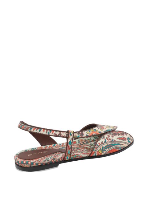 ETRO paisley printed sandals - Neutrals