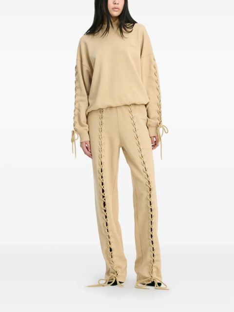 ROTATE BIRGER CHRISTENSEN lace-up track pants - Neutrals - zdjęcie produktu nr 2