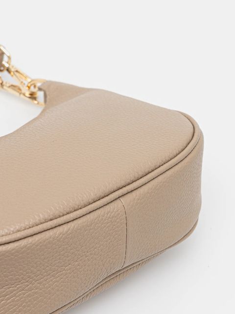 Answear.LAB torebka skórzana kolor brązowy