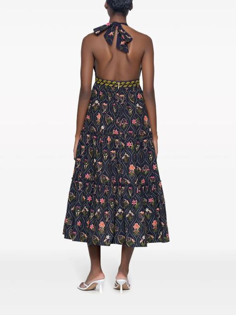 Agua By Agua Bendita Consuelo Pacifico midi dress - Blue - zdjęcie produktu nr 2