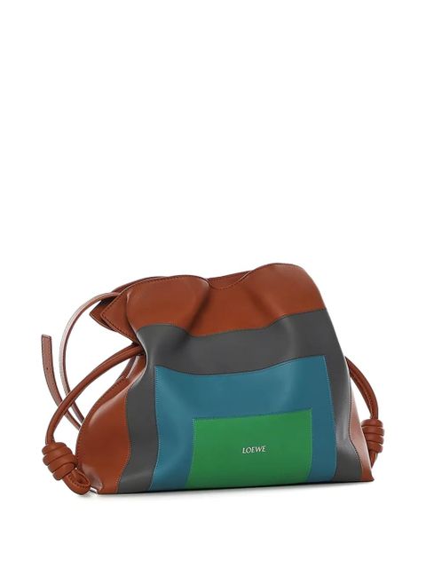 LOEWE medium Flamenco clutch bag - Brown