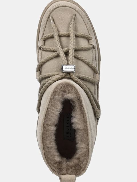 Inuikii śniegowce zamszowe CLASSIC LOW kolor beżowy 3001.001.0021