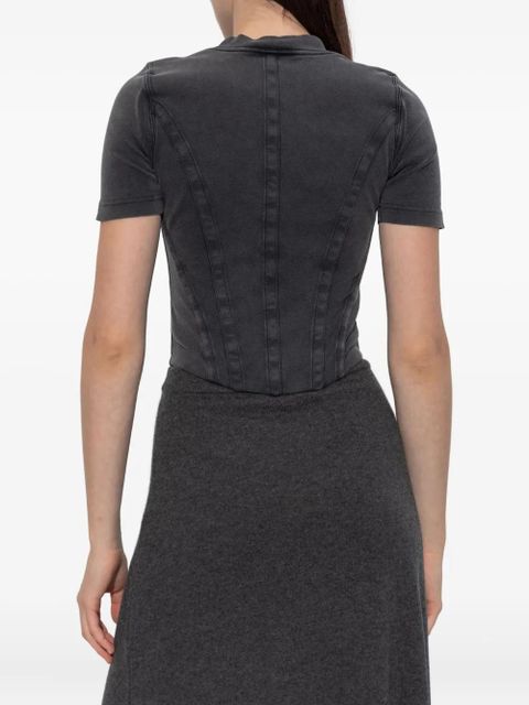 Balenciaga panelled T-shirt - Grey