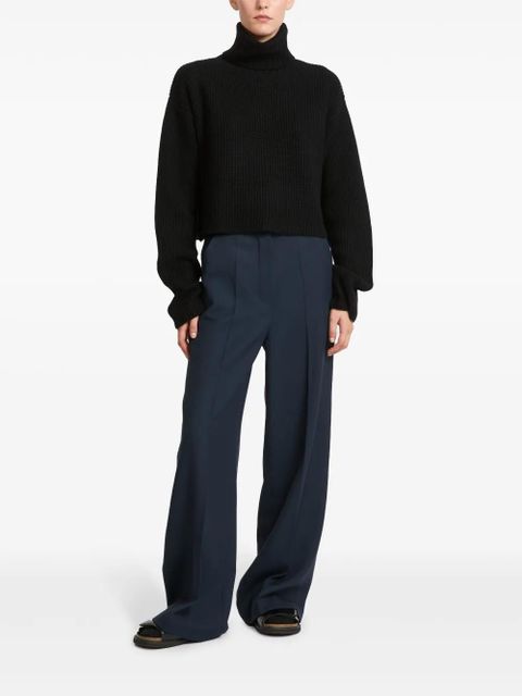 Yves Salomon wool tailored trousers - Blue - zdjęcie produktu nr 2