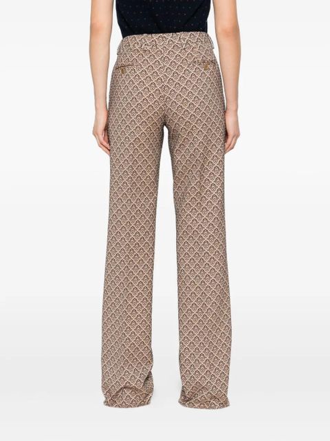 ETRO damask-pattern trousers - Neutrals