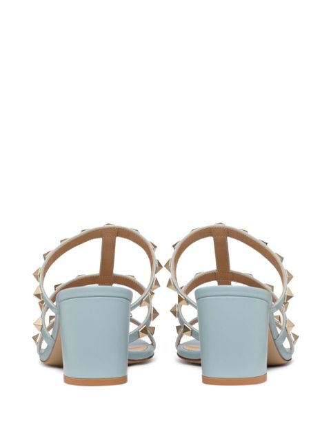 Valentino Garavani Rockstud leather sandals - Blue