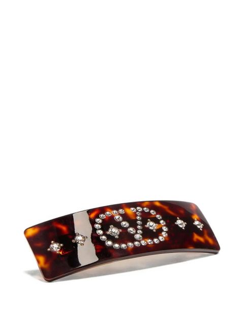 Valentino Garavani VLogo Signature hair clip - Brown - zdjęcie produktu nr 2