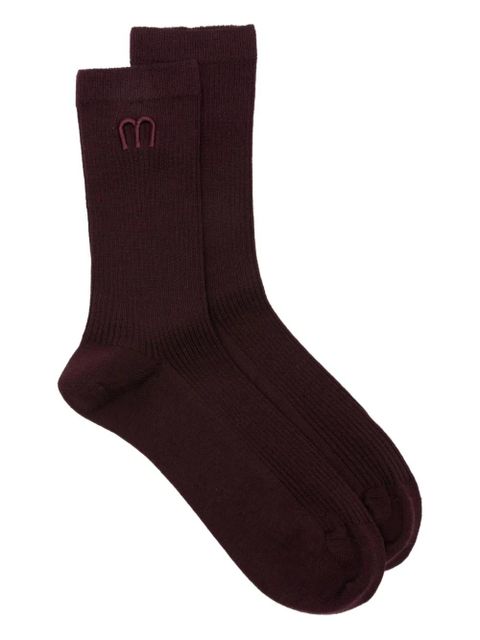 Maje embroidered logo socks - zdjęcie produktu nr 1