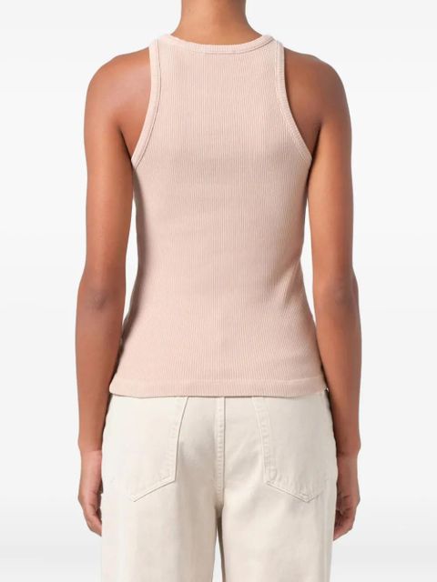 AGOLDE Rayne ribbed tank top - Neutrals