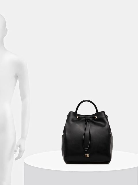 Calvin Klein plecak damski kolor czarny mały gładki LV04F3329G