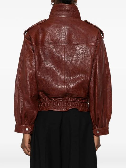 ISABEL MARANT Aneli zip pocket jacket - Red