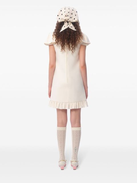 Valentino Garavani Crepe Couture mini dress - Neutrals