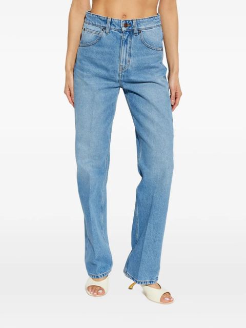 Victoria Beckham patch-pocket jeans - Blue