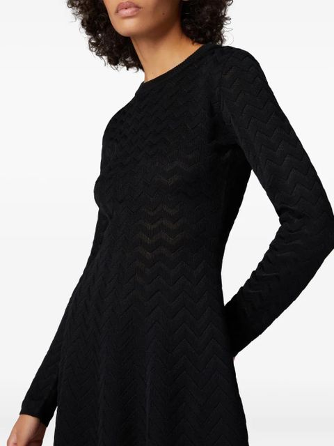 Missoni zigzag-pattern mini dress - Black