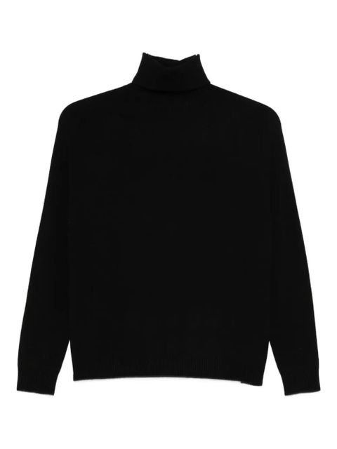 SOLOTRE roll-neck sweater - Black
