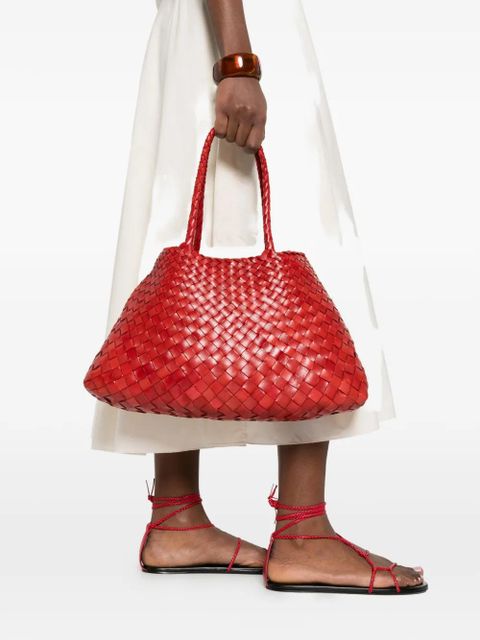 DRAGON DIFFUSION woven handle tote bag - Red - zdjęcie produktu nr 2