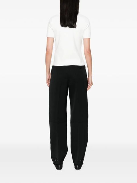 Max Mara embossed T-shirt - White