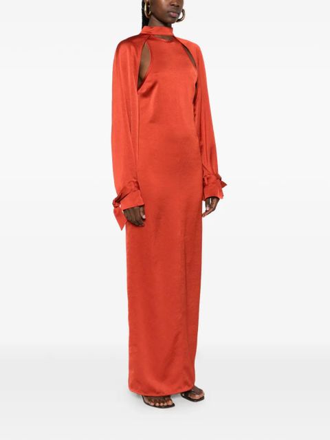 Nanushka detachable bolero maxi dress (set of two) - Red