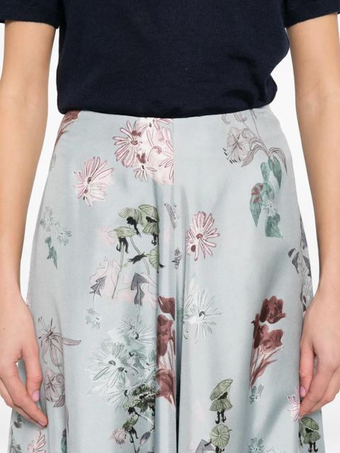 Altuzarra floral midi skirt - Blue