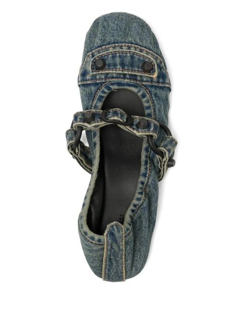 Balenciaga City ballet flats - Blue - zdjęcie produktu nr 2