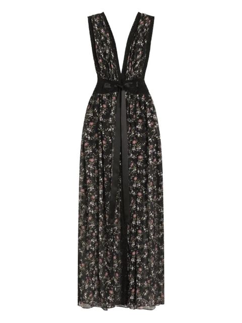 Dolce & Gabbana lace floral maxi dress - Black - zdjęcie produktu nr 1