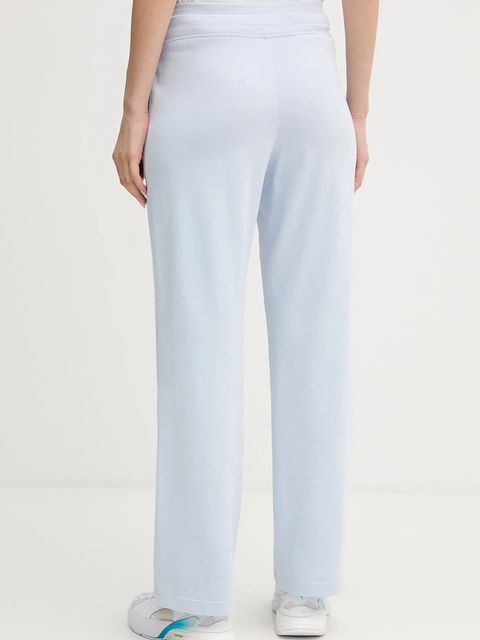 Dkny spodnie dresowe damskie kolor niebieski gładkie DP6P3794 - zdjęcie produktu nr 2