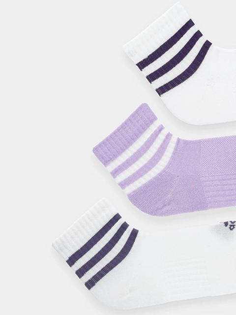 adidas skarpetki Essentials 3-pack damskie kolor biały JW2768