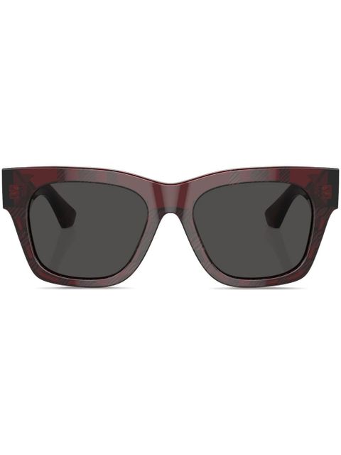 Burberry Eyewear checkered wayfarer-frame sunglasses - zdjęcie produktu nr 1
