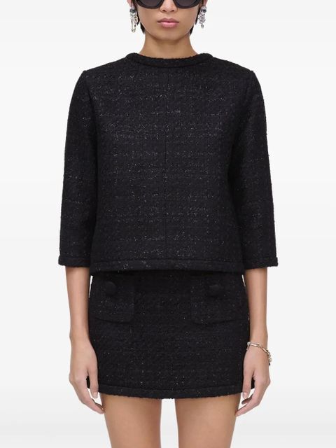 Marc Jacobs The Tweed Backwards jacket - Black