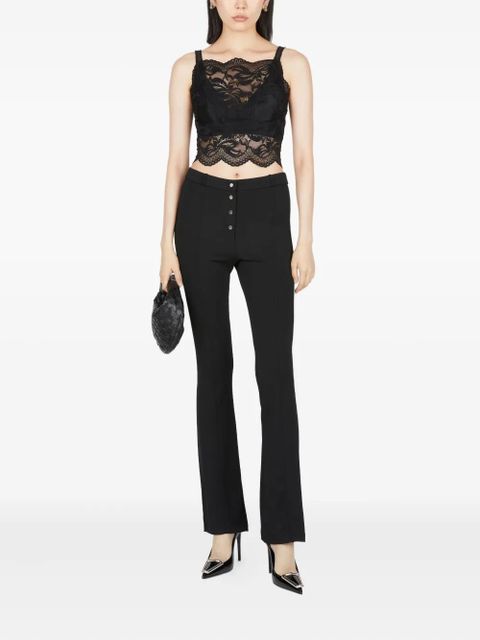 Rabanne flared trousers - Black