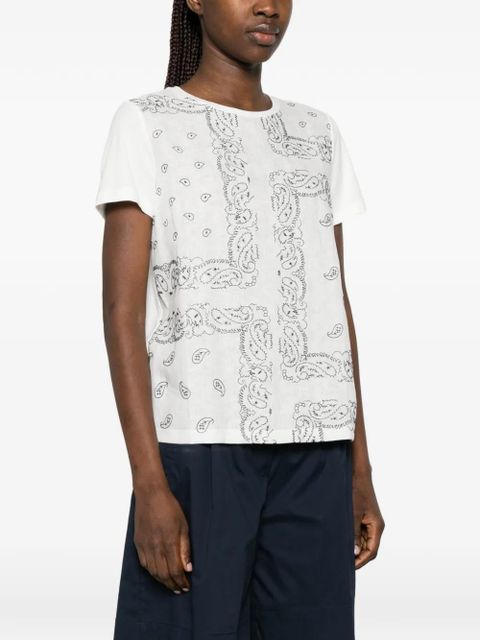 Weekend Max Mara Genio patterned top - White