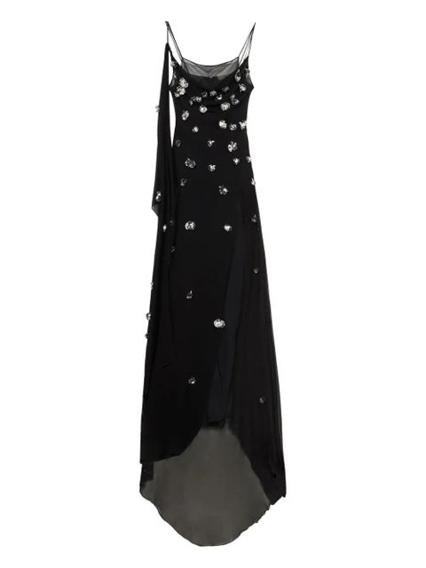 Blumarine scattered-embellishments maxi dress - Black - zdjęcie produktu nr 1