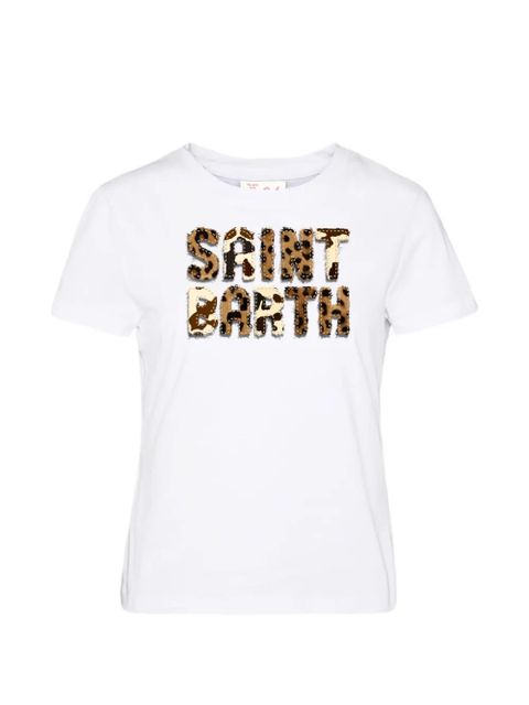 MC2 Saint Barth logo-patch T-shirt - White - zdjęcie produktu nr 1
