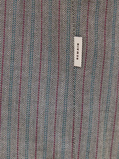 Remain koszula Herringbone Overshirt damska kolor szary relaxed z kołnierzykiem klasycznym 5018743038