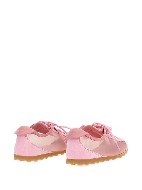 Jacquemus TheTennis mesh-panelled suede sneakers - White