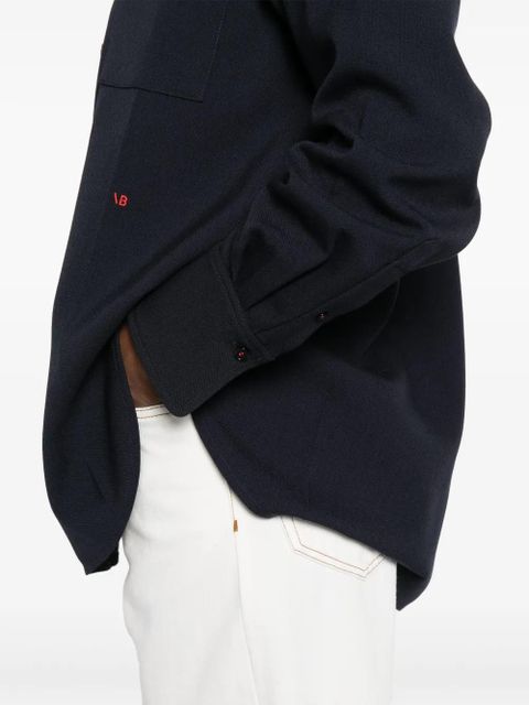 Victoria Beckham jersey shirt - Blue - zdjęcie produktu nr 2
