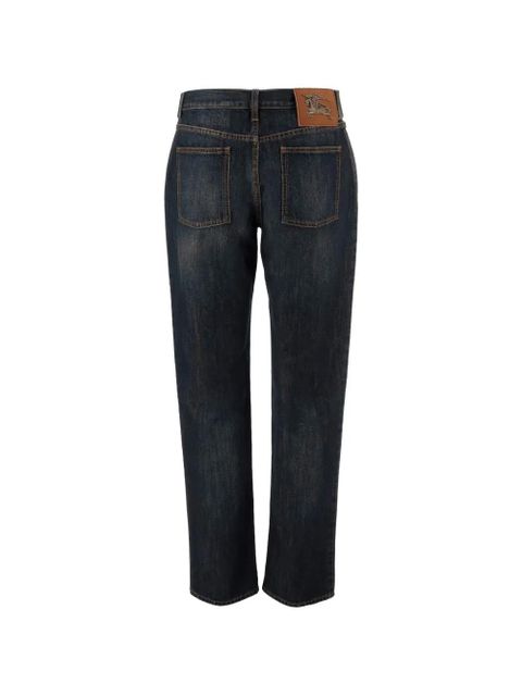 Burberry washed-finish logo-patch jeans - Blue - zdjęcie produktu nr 2