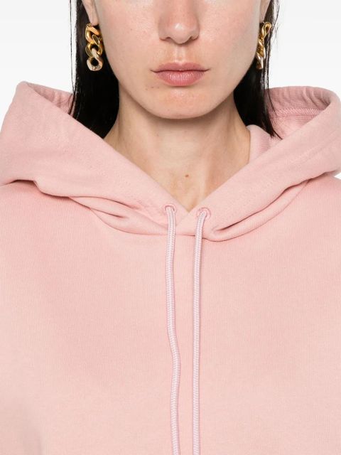 Marni embroidered-logo hoodie - Pink