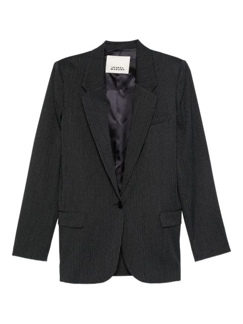 ISABEL MARANT pinstripe single-breasted blazer - Blue - zdjęcie produktu nr 1