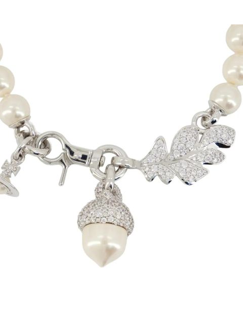 Vivienne Westwood pearl charm necklace - White - zdjęcie produktu nr 2