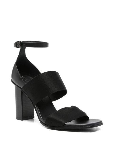 Max Mara Masode buckle-fastening block-heel sandals - Black - zdjęcie produktu nr 2