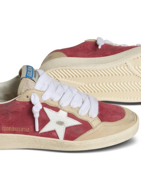 Golden Goose Ball star suede sneakers - Red